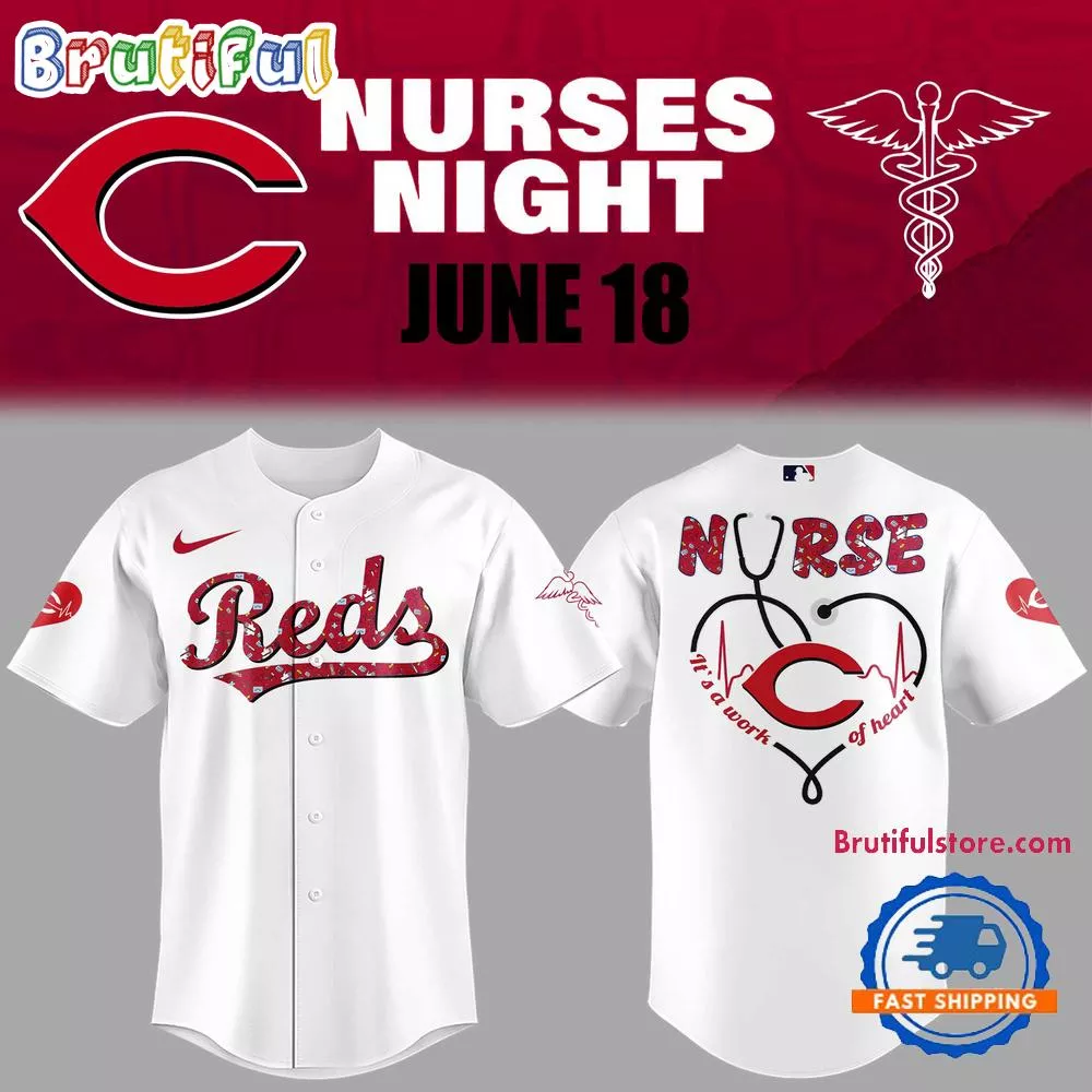 Cincinnati Reds NURSES NIGHT Jersey Shirt