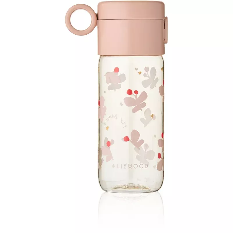 Clemence Tritan Bottle – Butterfly / Apple blossom