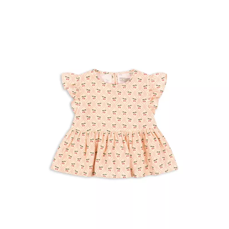 COCO TOP GOTS – cherry pink motif