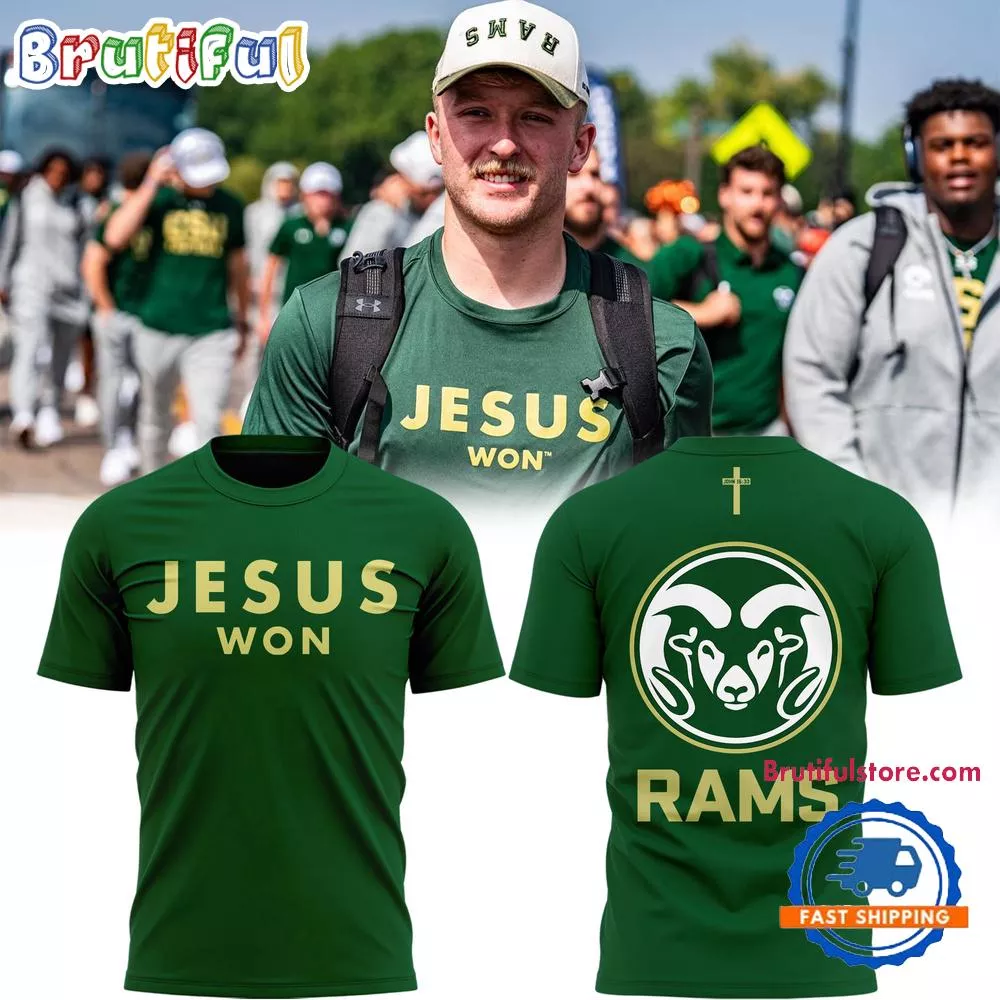 Colorado State Rams Jesus Won 2025 3D Shirt