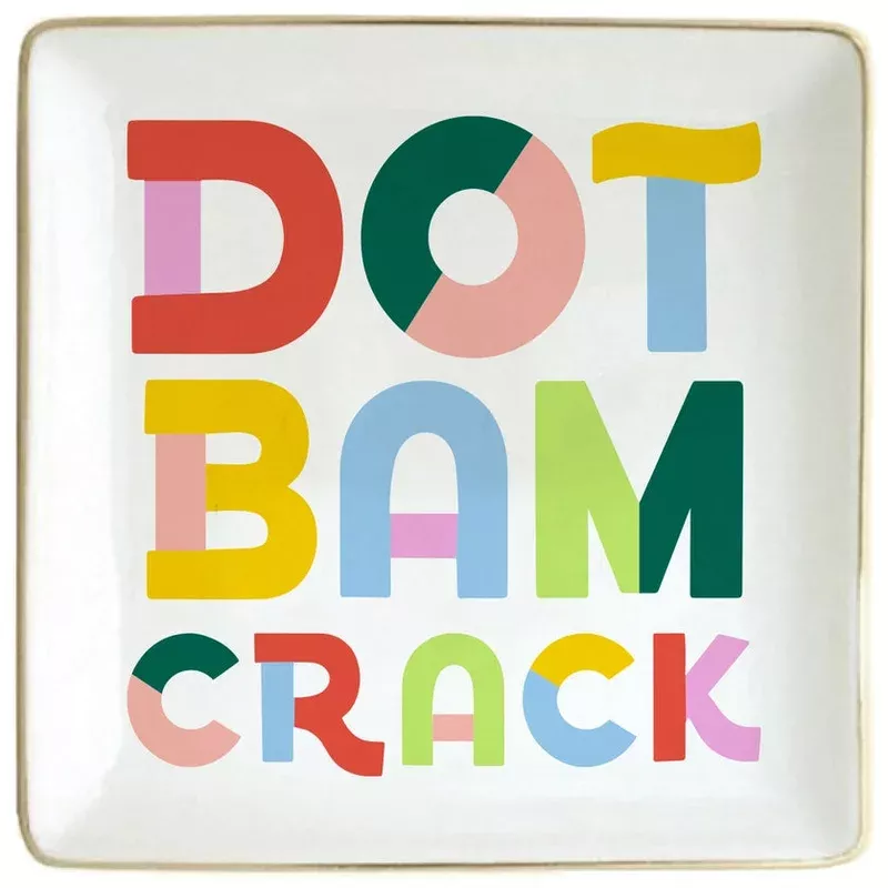 DOT BAM CRACK TRINKET DISH