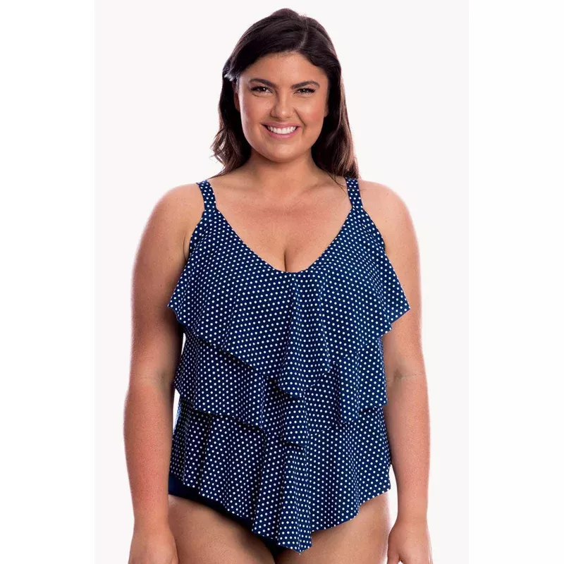 Dots Tiered Tankini Separate