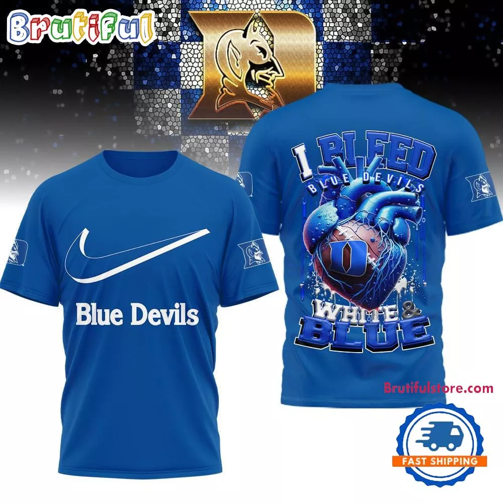 Duke Blue Devils 2025 NCAA I Bleed Unisex 3D Shirt