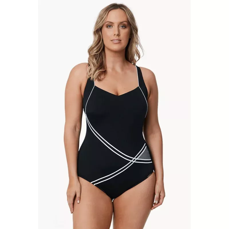 E Cup White Pipe One Piece