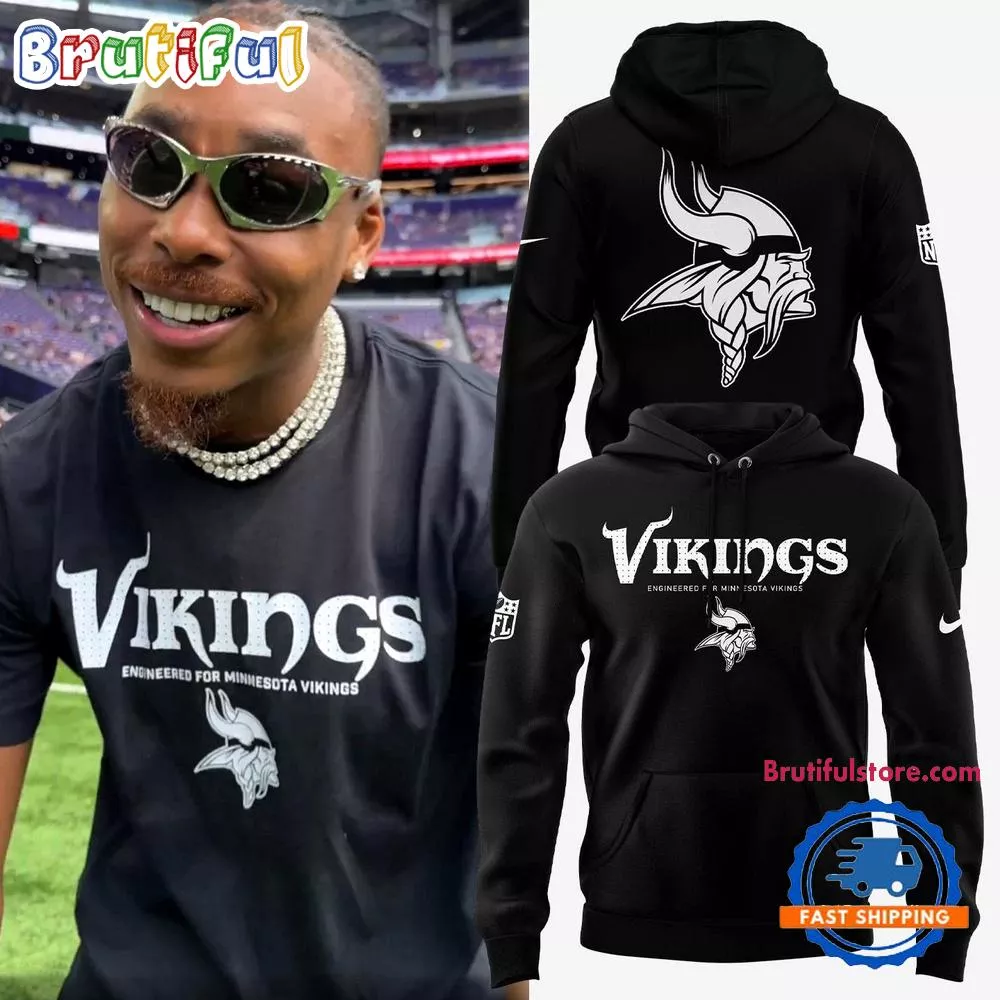 Engineered For Minnesota Vikings 2025 Hoodie