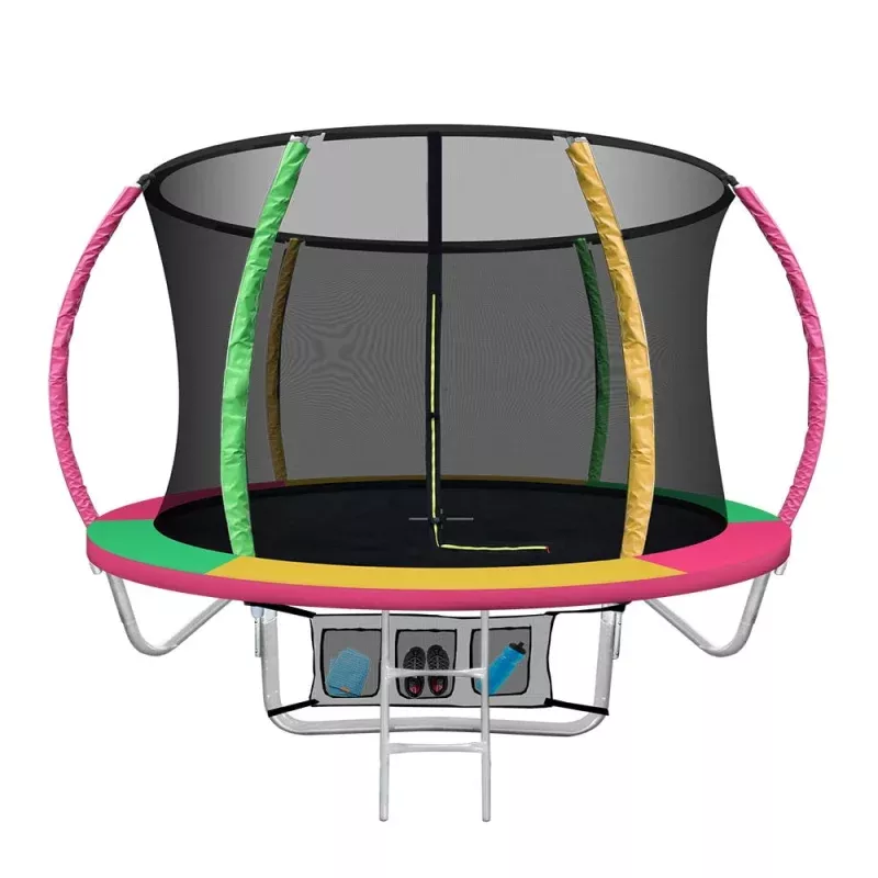 Everfit 8ft Trampoline Kids Multi-Coloured