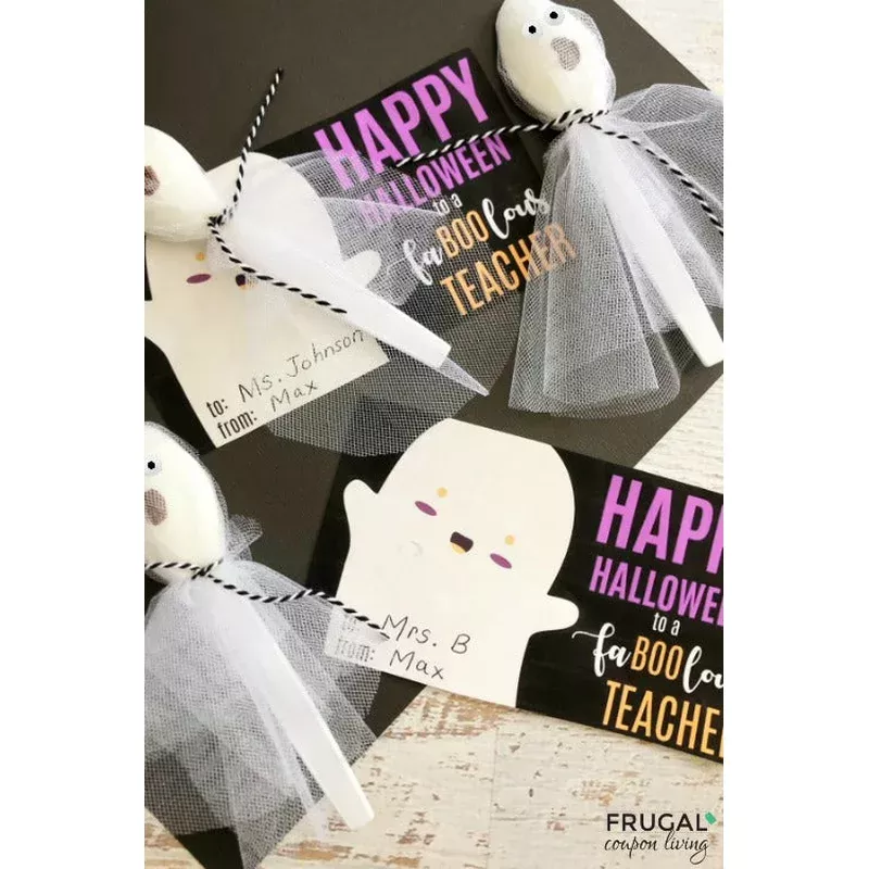 Fa-Boo-lous Teacher Halloween Gift Tag