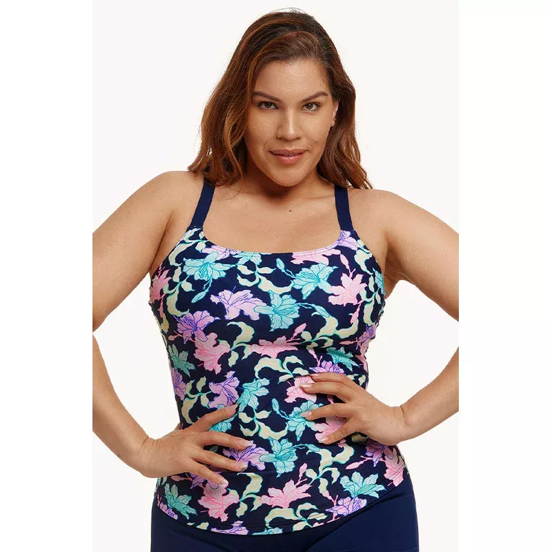 Fast Flow Scoop Neck Tankini Separate