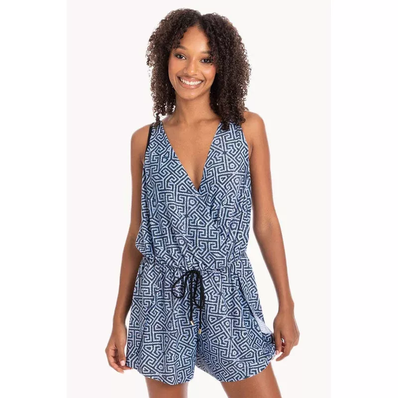 Ferrara Tie Waist Romper One Piece