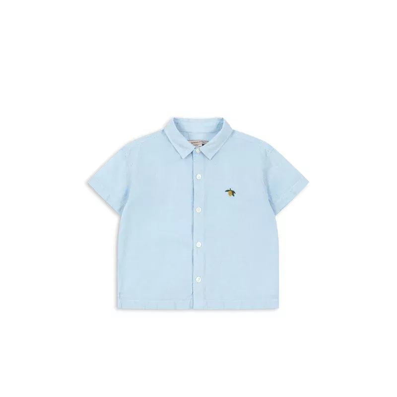 FRAN SHIRT – blue check