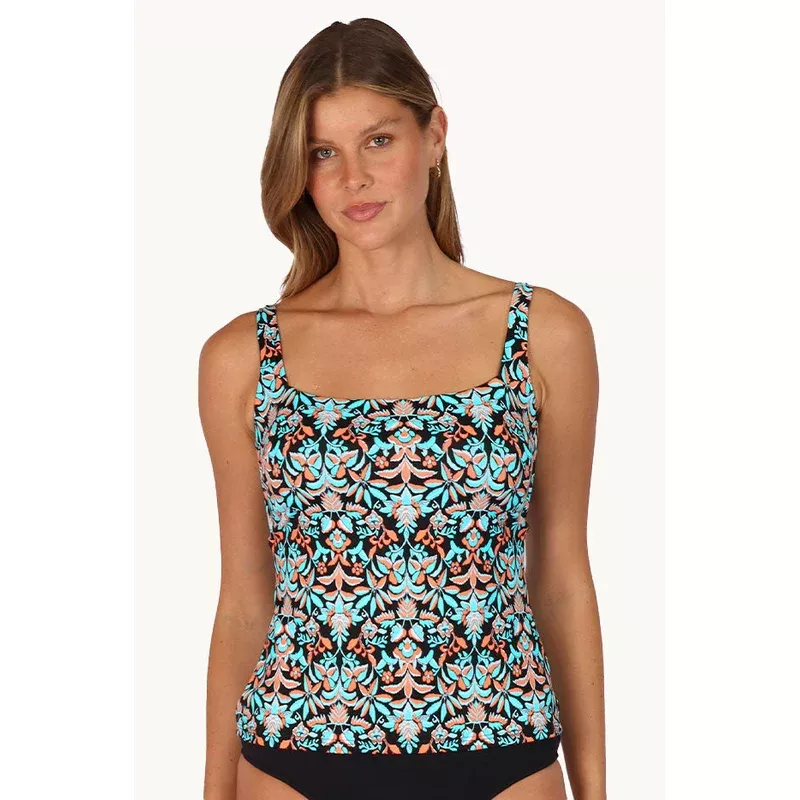 Free Spirit D/E Cup Square Neck Tankini Separate