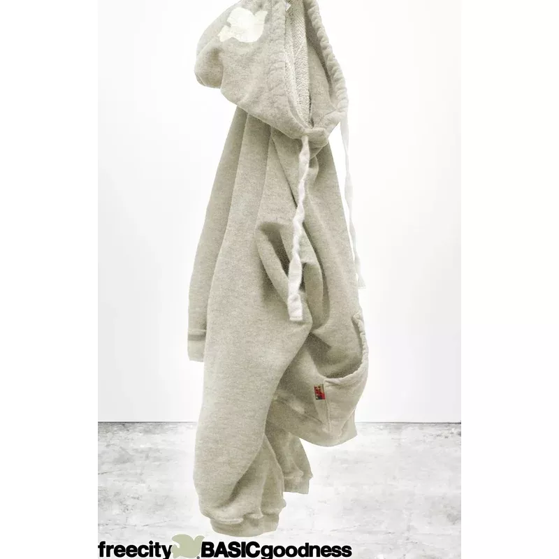 FREECITY BASICGOODNESS LIGHT TERRY/FLUFF HOODIE – HEATHERYUMM OATS