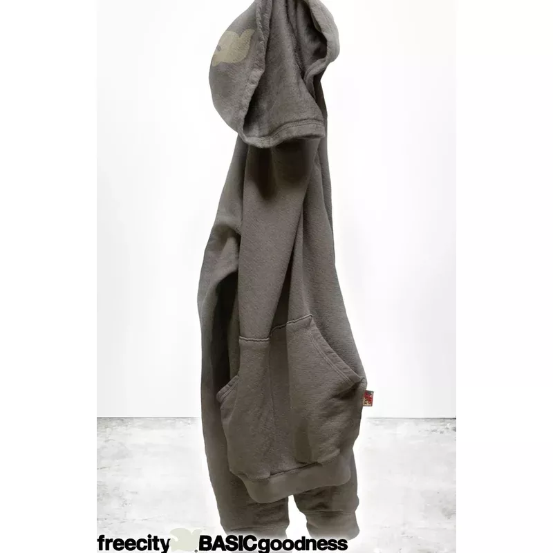 FREECITY BASICGOODNESS LIGHT TERRY/FLUFF HOODIE – MUD