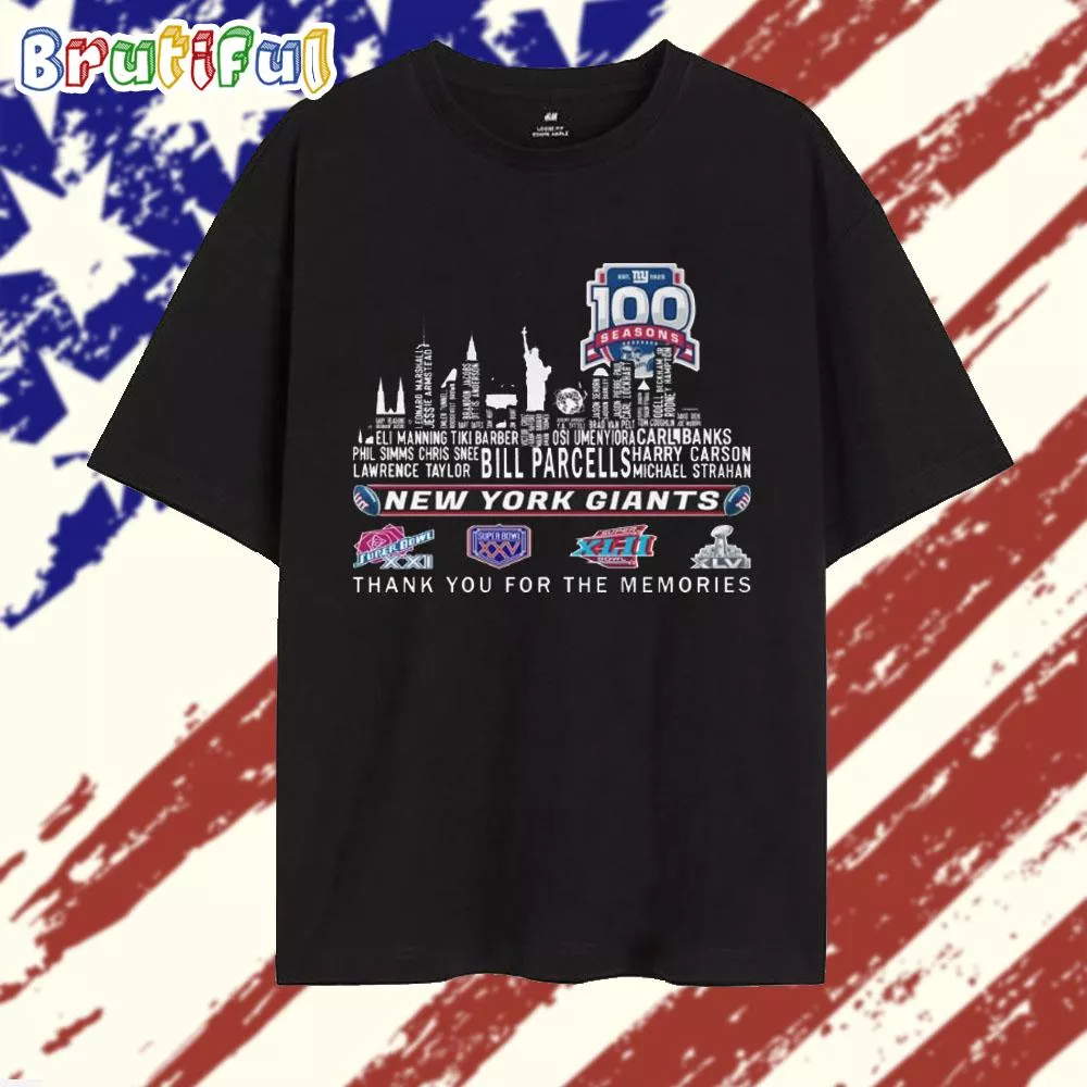 The Giants 100th Anniversary 1925-2026 T Shirt