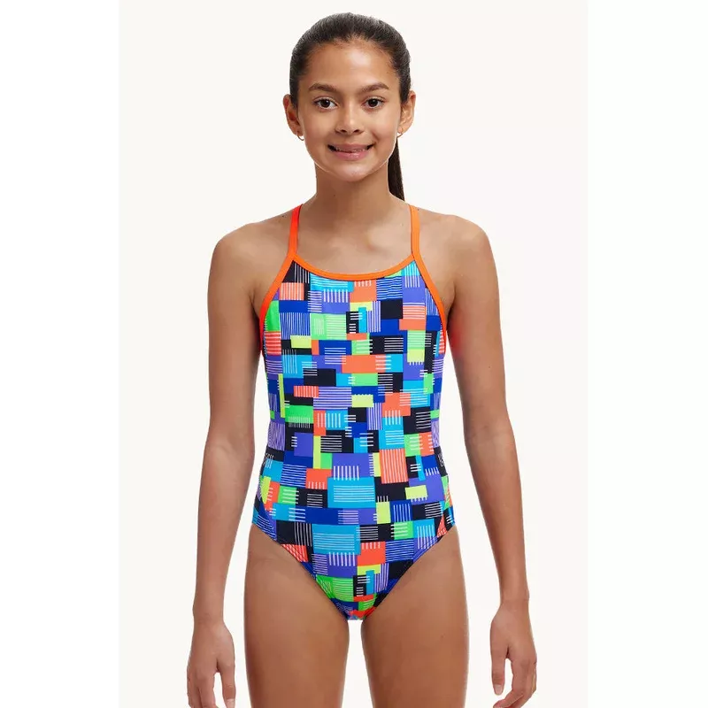 Girls Chip Set Diamond Back One Piece