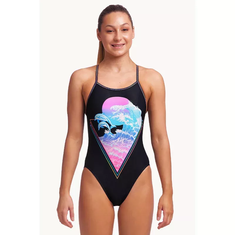 Girls Dolph Lundgren Single Strap One Piece
