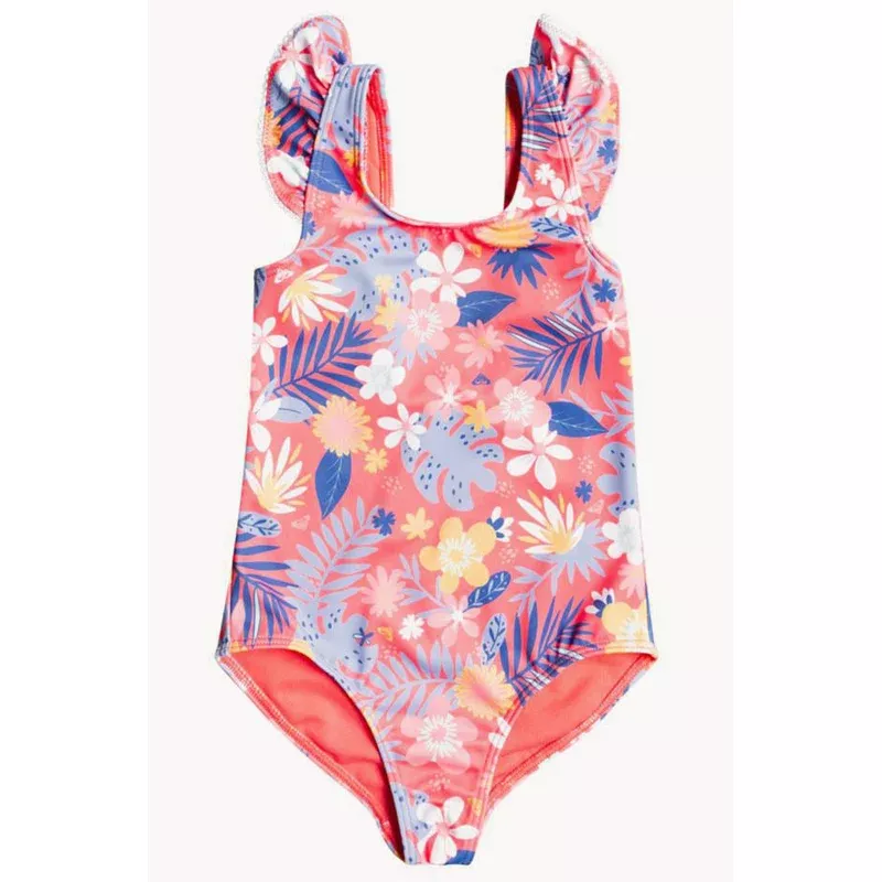 Girls Hibiscus Party One Piece