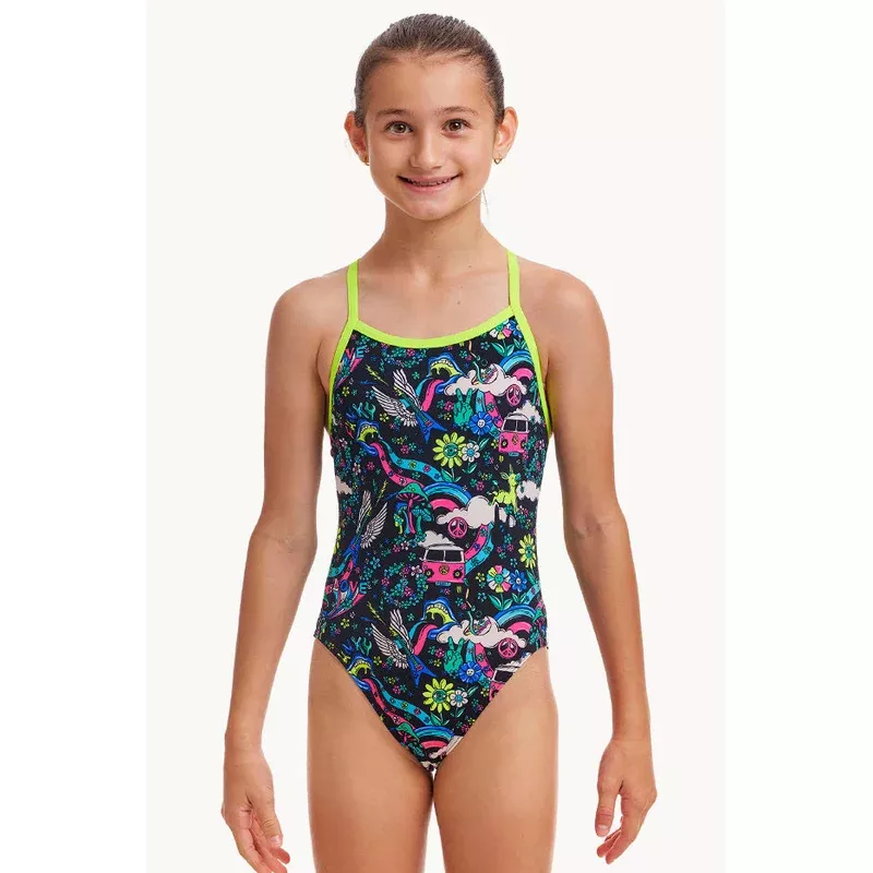 Girls Hippy Dippy Eco Single Strap One Piece