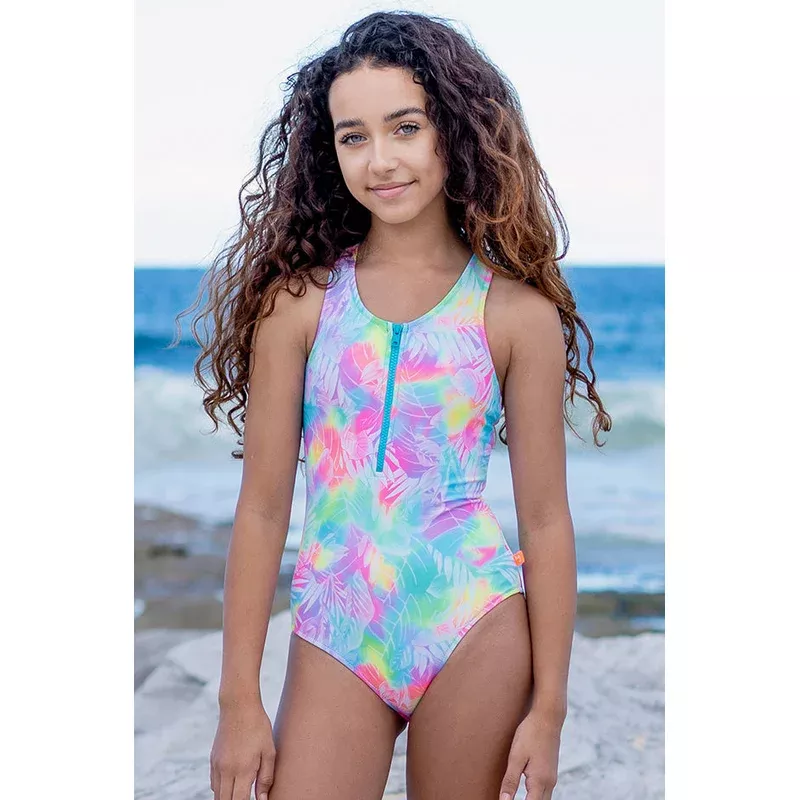 Girls Honolulu Zip One Piece