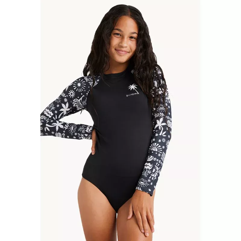 Girls Paradise Stamp Sunsuit