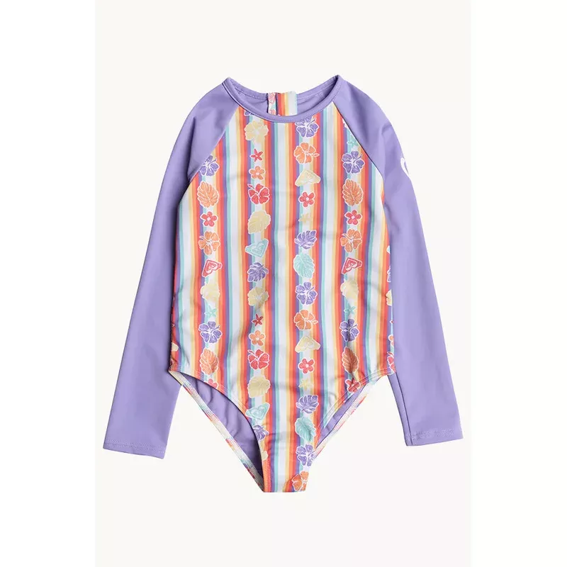 Girls Rainbow Bay Stripe Sunsuit