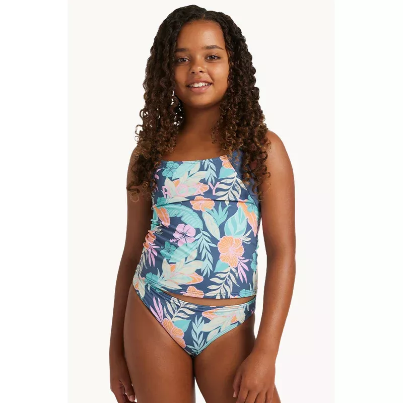 Girls Tropical Active Tankini Set