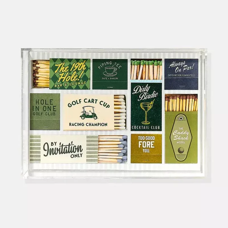 GOLF MATCHBOOK TRAY – SMALL