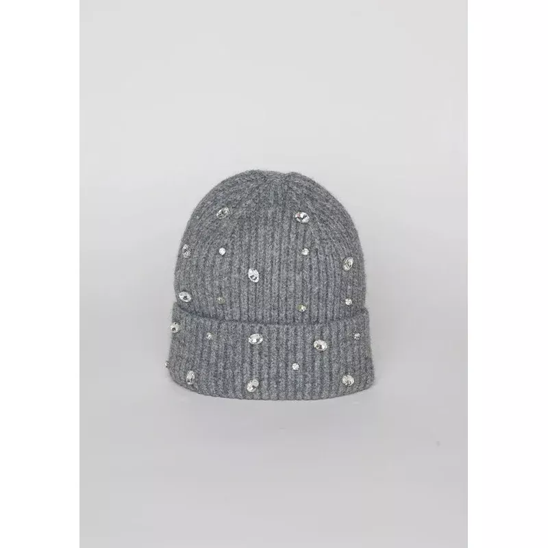 GREY GEM BEANIE