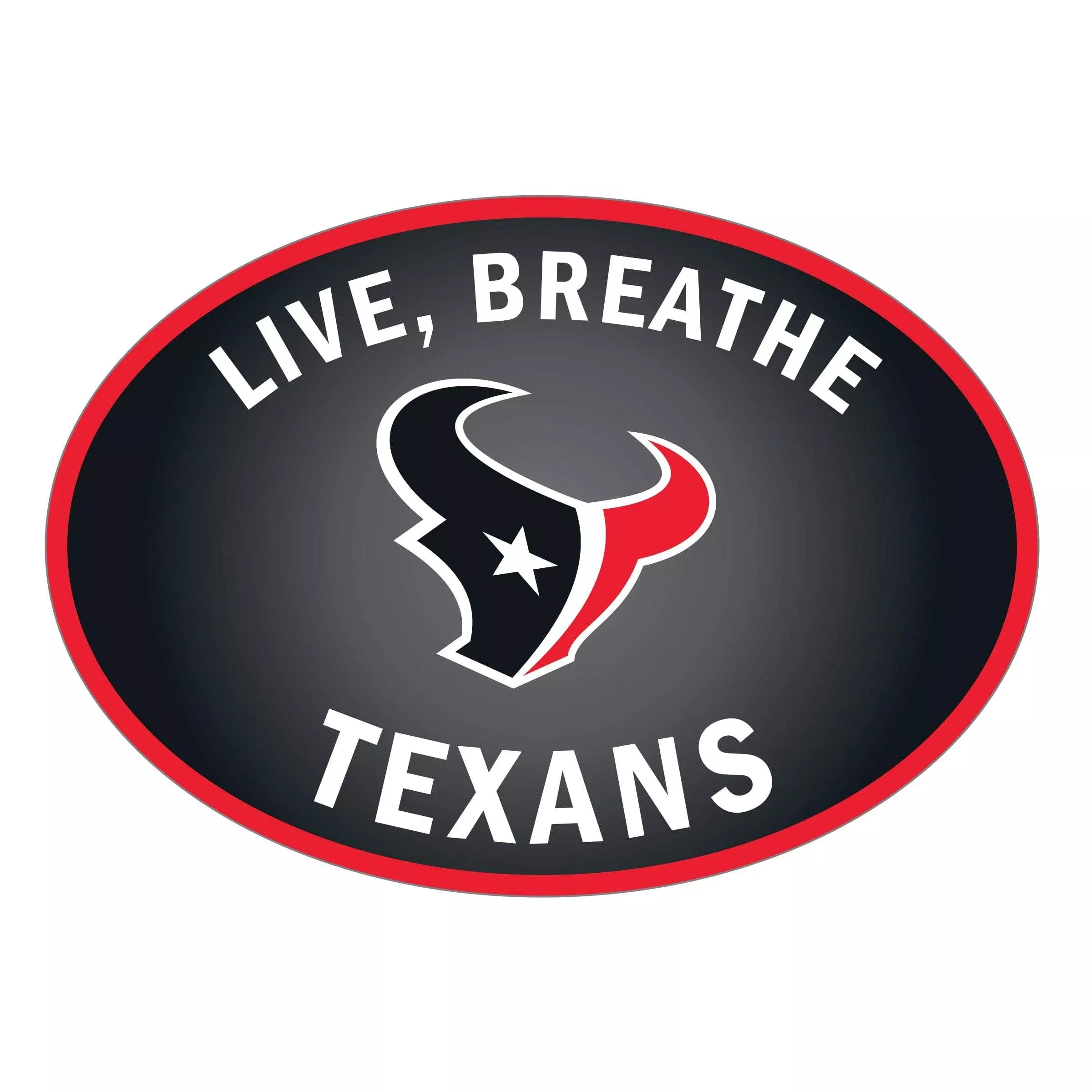 Houston Texans Live-Breath Auto Decal
