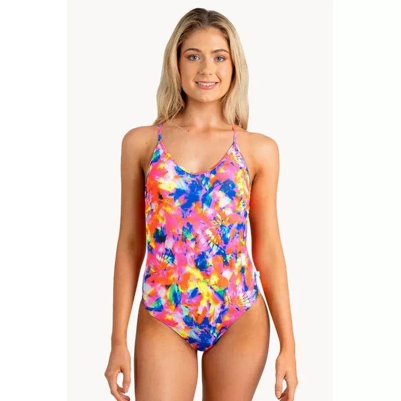 Ibiza Sunset Crossback One Piece