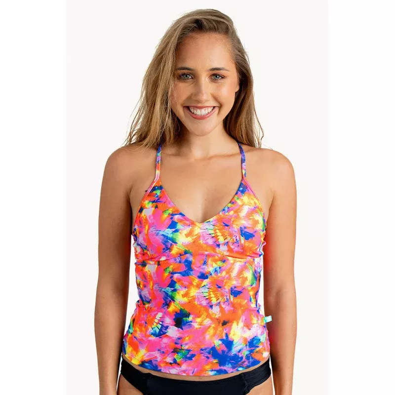 Ibiza Sunset Crossback Tankini Separate