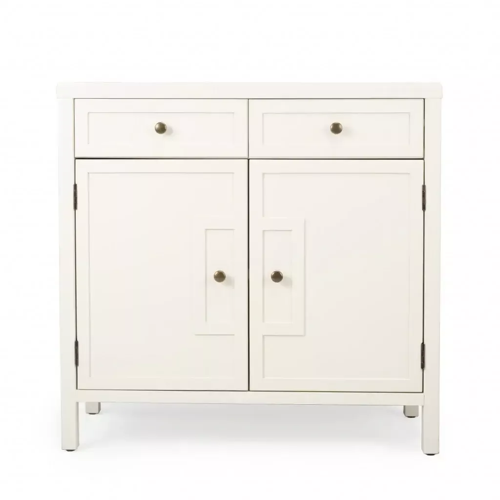 Imperial White Console Cabinet