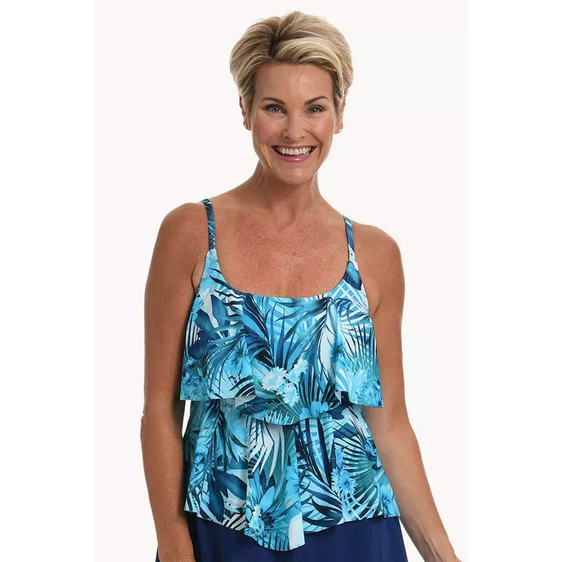 Indigo Palms Tiered Tankini Separate