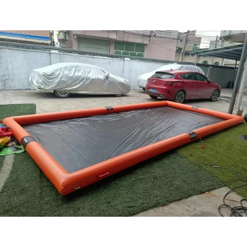 Inflatable Car Wash Mat Portable Water Containment