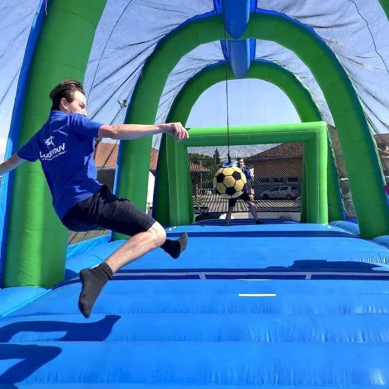 Inflatable Multi Sports Acrobatic Arena Interactive Game Fun