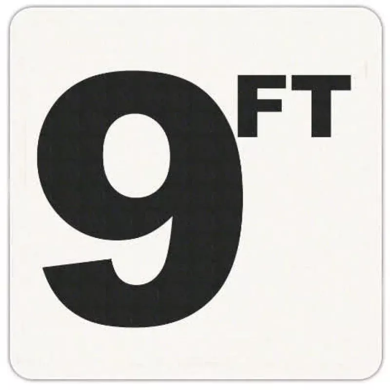 Inlays IncV6200909 ft Vinyl Depth Marker