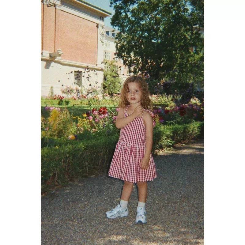 ISOTTA DRESS – raspberry check