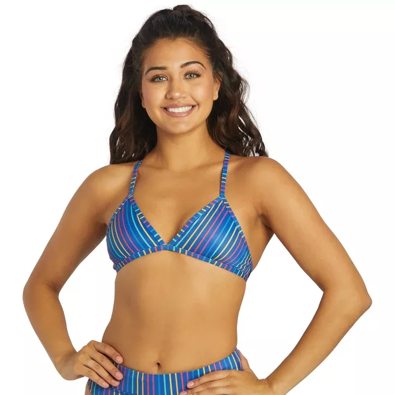 JOLYN Women’s Triangle Funfetticini Bikini Top