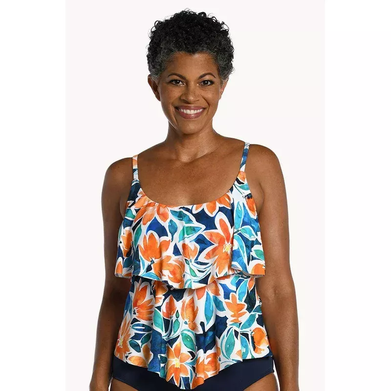 Joy Blooms Tiered Tankini Separate +