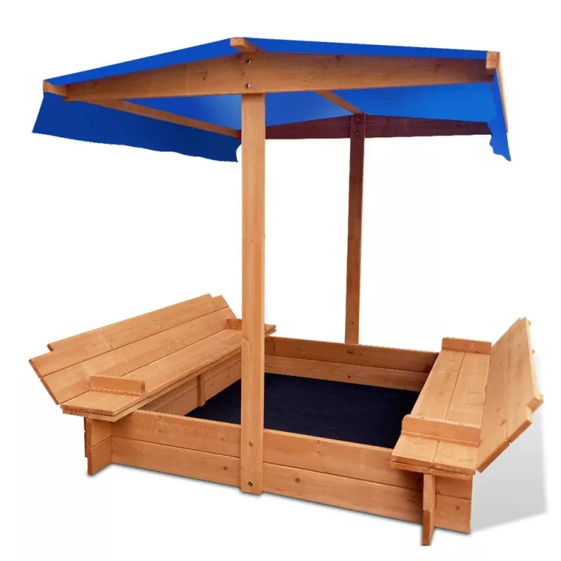 Keezi 1.2m Sandpit with Canopy