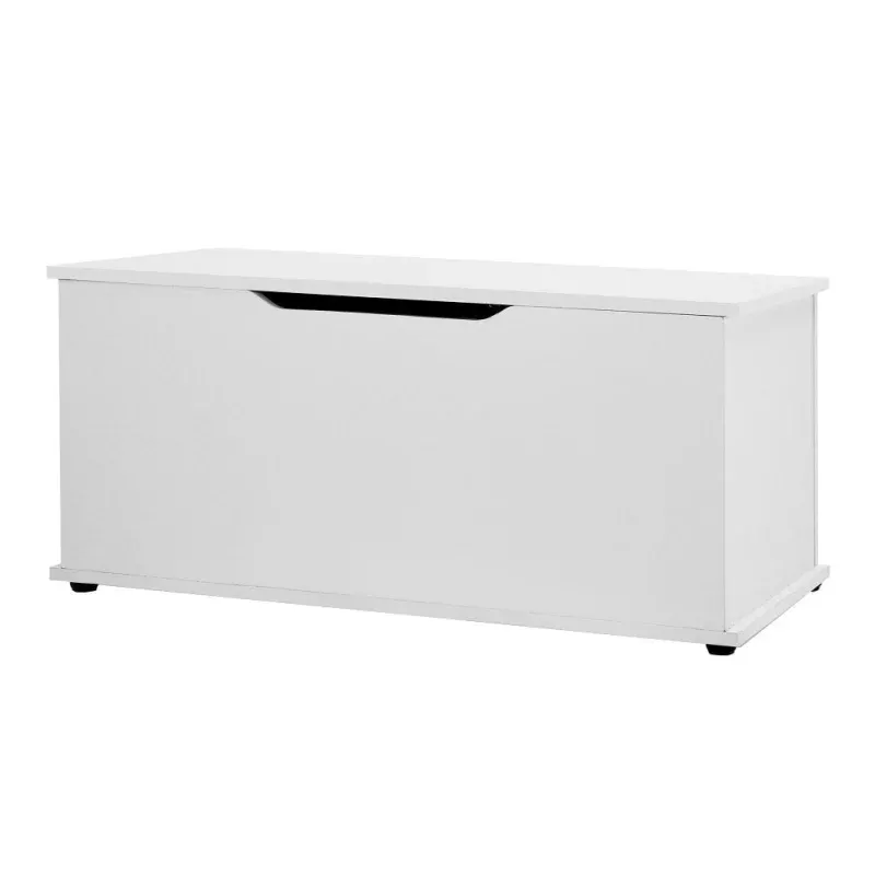 Keezi Kids Ottoman White Chest Storage