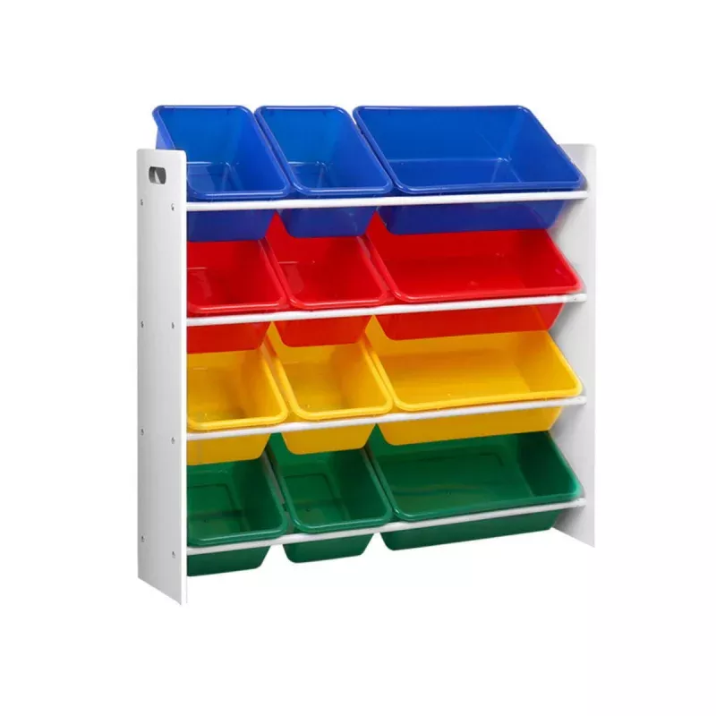 Keezi Kids Plastic Bins Organiser Rack