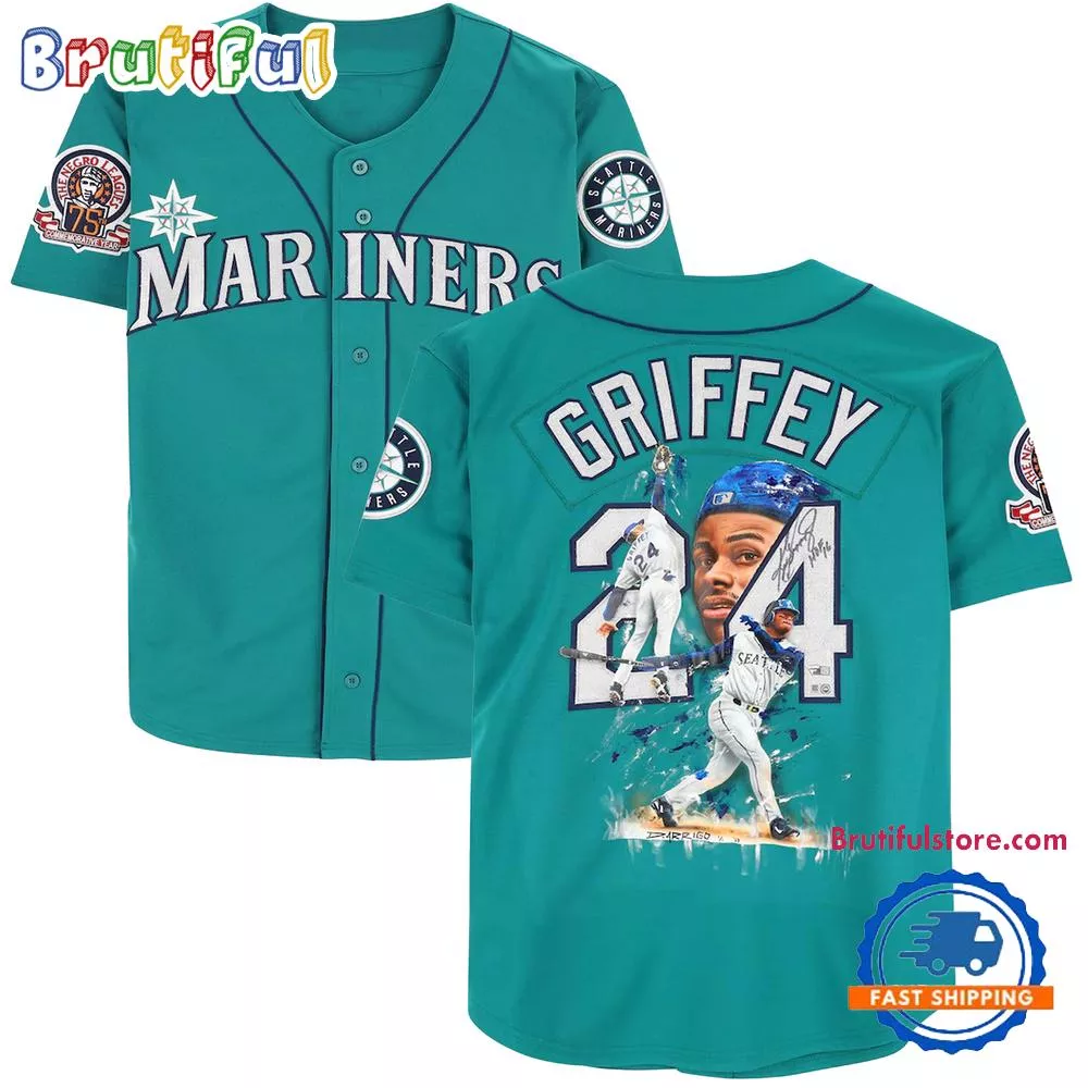 Ken Griffey Jr. Seattle Mariners 3D Baseball Jersey