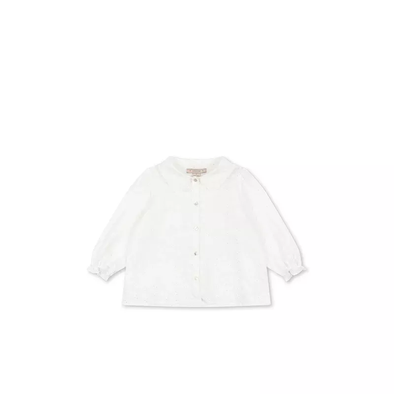LACEY COLLAR SHIRT – optic white