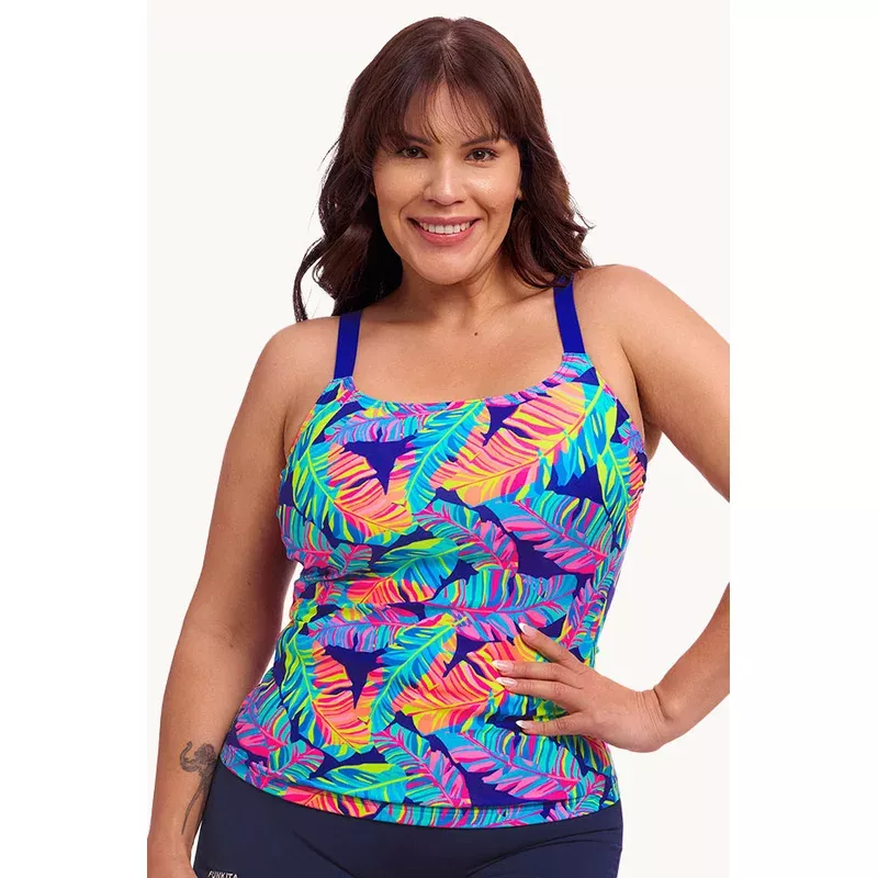 Leaving Today Scoop Neck Tankini Separate