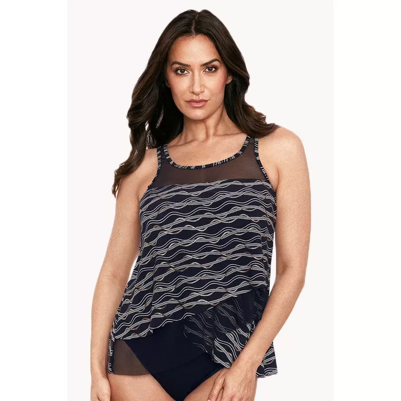 Linked In Mirage Tankini Separate