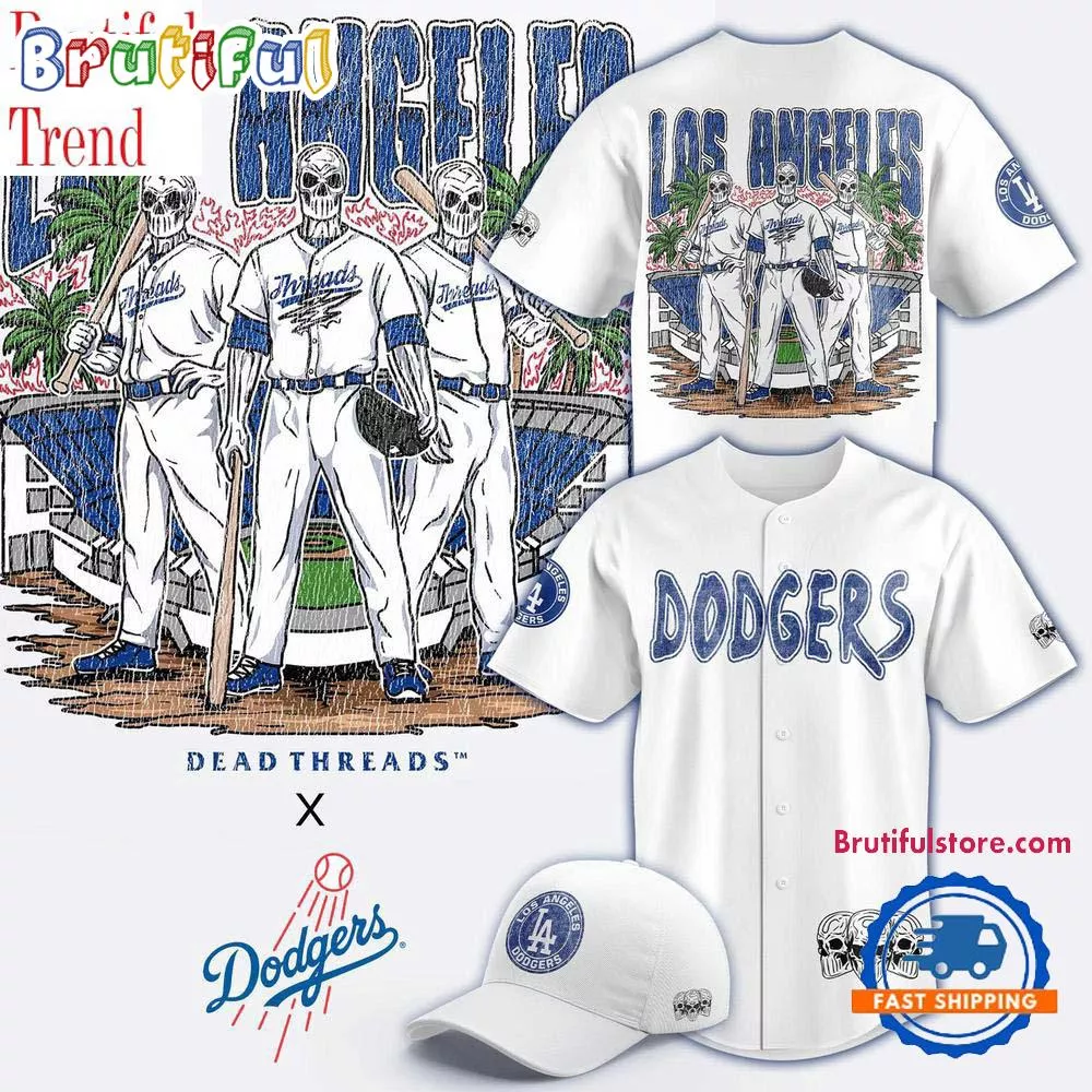 Los Angeles Dodgers Dead Threads 2025 Baseball Jersey