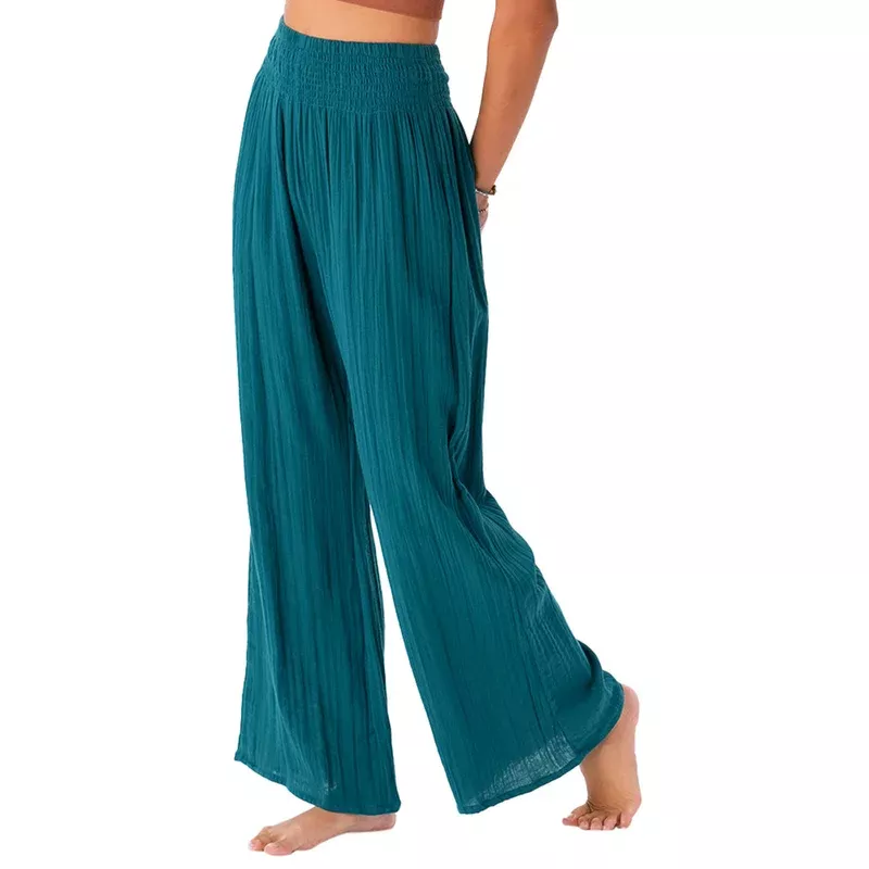 Lotus and Luna Cotton Wide Leg Pants