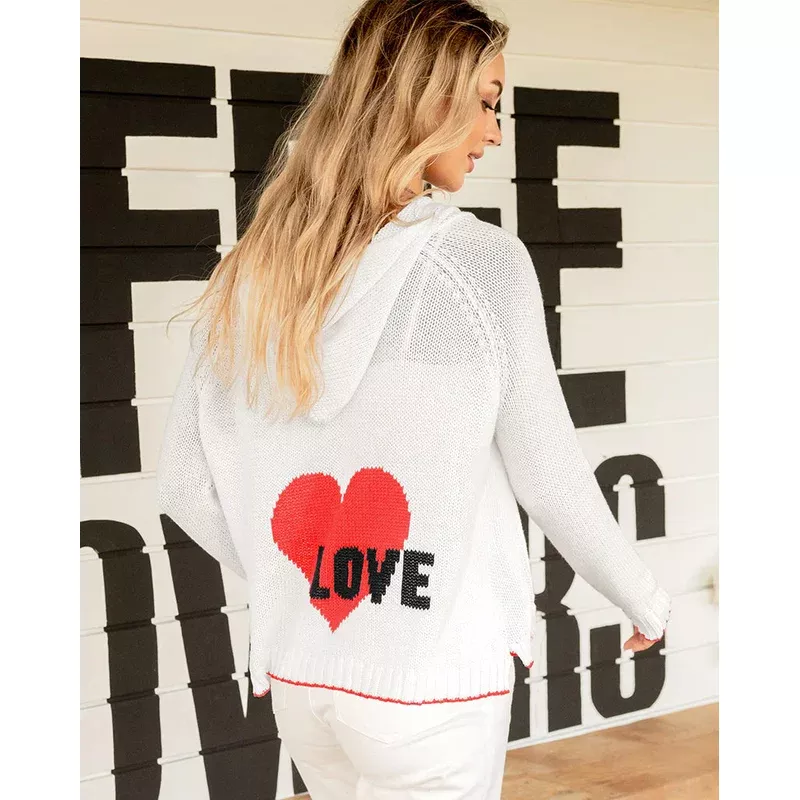 LOVE ZIP HOODIE