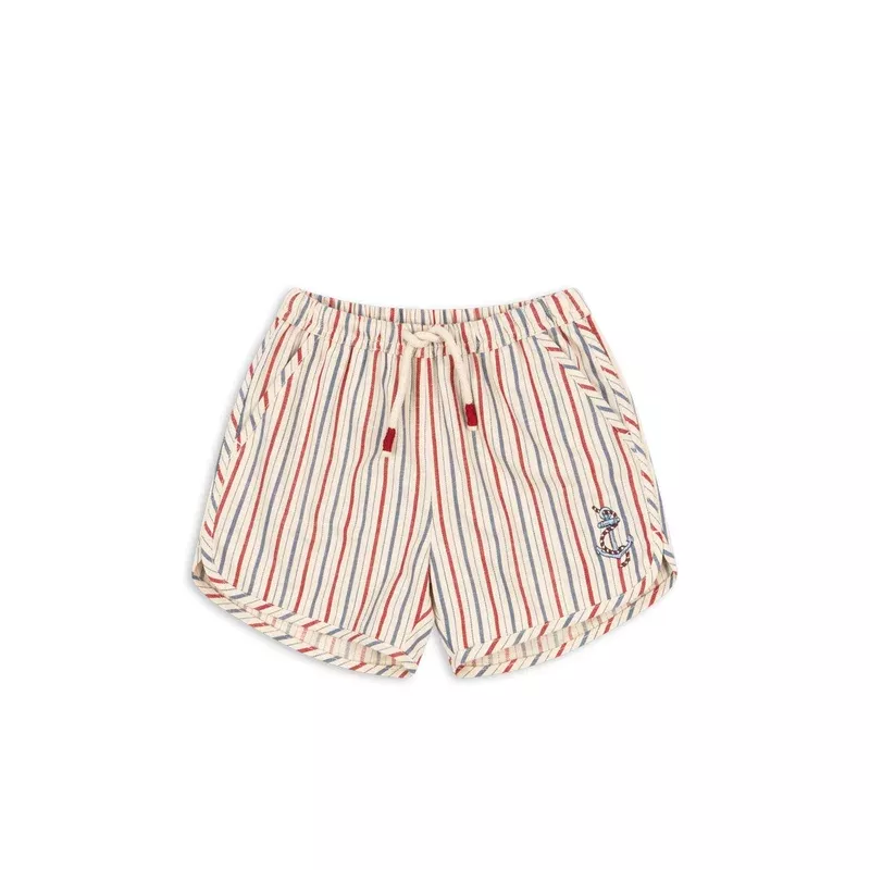 MARLON SHORTS GOTS – antique stripe